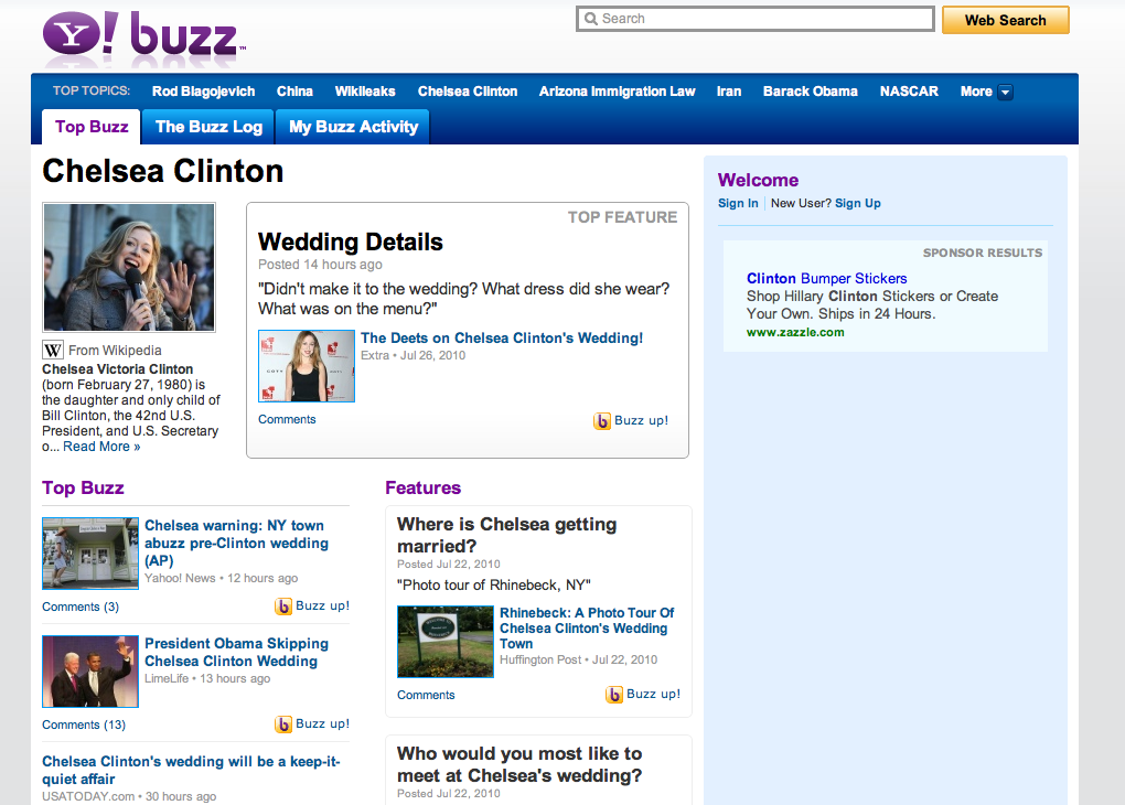 Yahoo! Buzz Topics